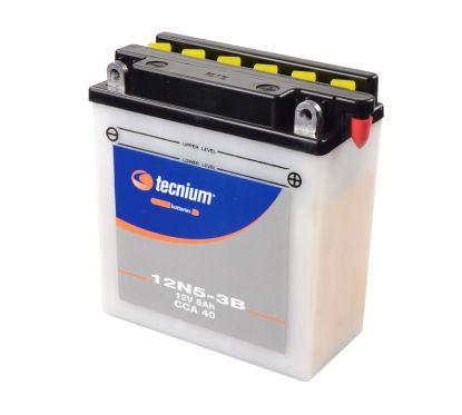 Batterie TECNIUM conventionnelle avec pack acide - 12N5.5-3B