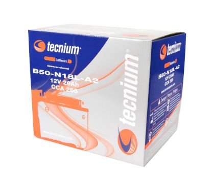 Batterie TECNIUM conventionnelle avec pack acide - B50-N18L-A2