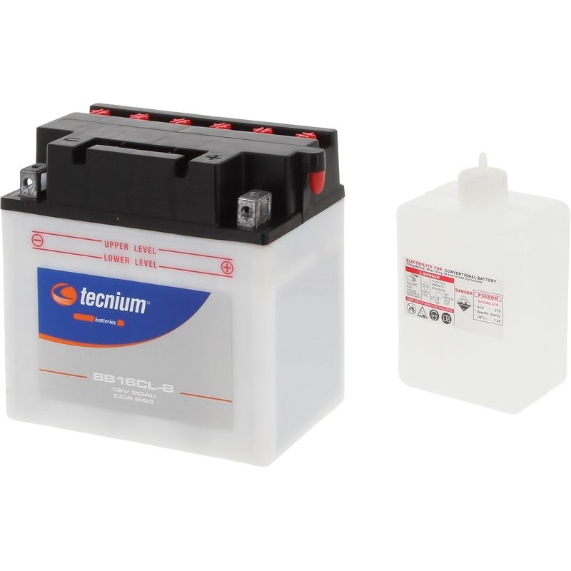 Batterie TECNIUM conventionnelle avec pack acide - BB16CL-B