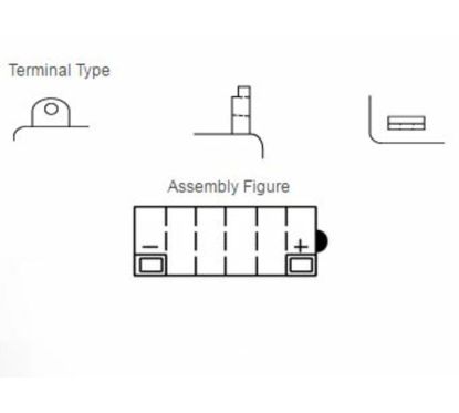 Batterie YUASA conventionnelle sans pack acide - 12N9-3B