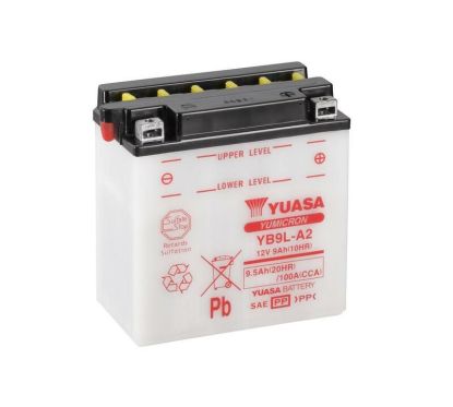 Batterie YUASA conventionnelle sans pack acide - YB9L-A2