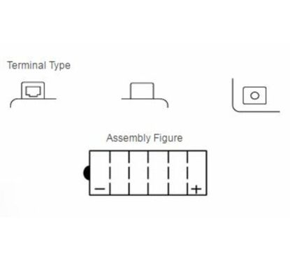Batterie YUASA conventionnelle sans pack acide - YB9L-A2