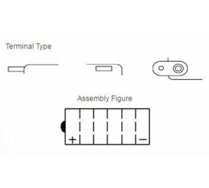 Batterie YUASA conventionnelle sans pack acide - YHD-12