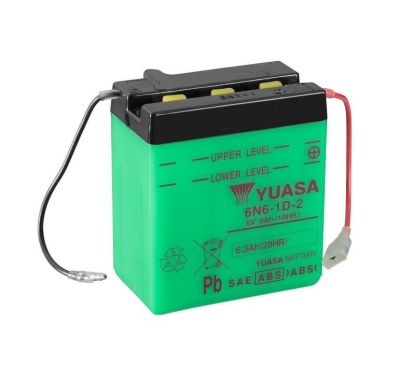 Batterie YUASA conventionnelle sans pack acide - 6N6-1D-2