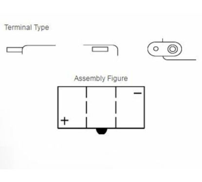 Batterie YUASA conventionnelle sans pack acide - 6N12A-2C/B54-6