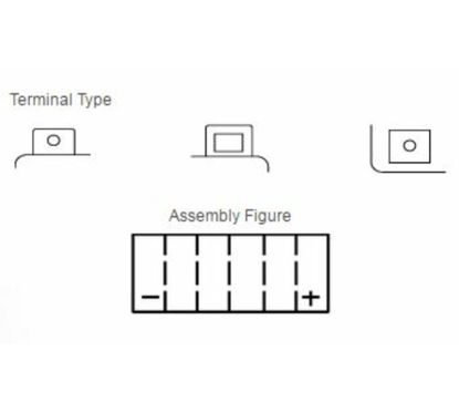 Batterie YUASA sans entretien avec pack acide - YTX14AHL-BS