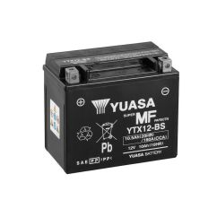 Batterie YUASA sans entretien avec pack acide - YTX12-BS
