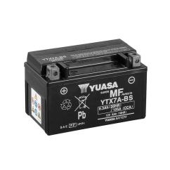 Batterie YUASA sans entretien avec pack acide - YTX7A-BS