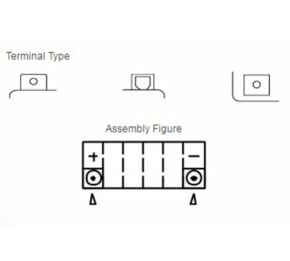 Batterie YUASA sans entretien avec pack acide - YTX7A-BS