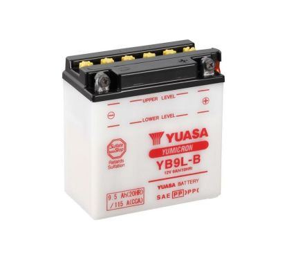 Batterie YUASA conventionnelle sans pack acide - YB9L-B