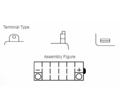 Batterie YUASA conventionnelle sans pack acide - YB9L-B