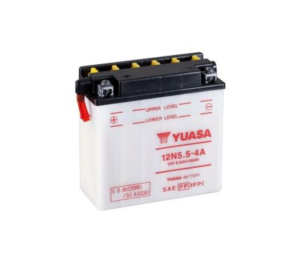 Batterie YUASA conventionnelle sans pack acide - 12N5.5-4A