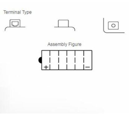 Batterie YUASA conventionnelle sans pack acide - 12N5.5-4A