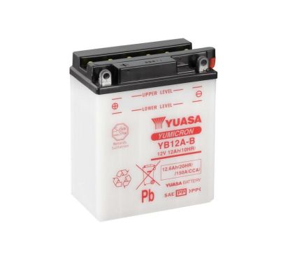 Batterie YUASA conventionnelle sans pack acide - YB12A-B