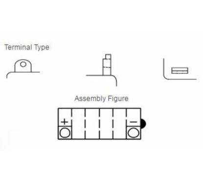 Batterie YUASA conventionnelle sans pack acide - YB12A-B