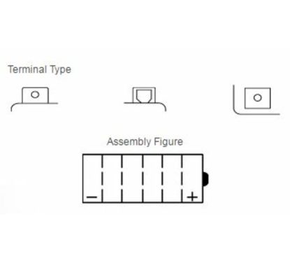 Batterie YUASA conventionnelle sans pack acide - YB16CL-B