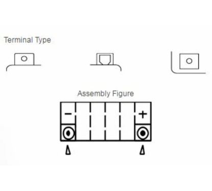 Batterie YUASA sans entretien avec pack acide - YTX7L-BS
