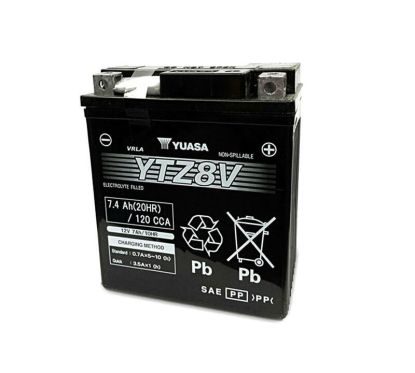 Batterie YUASA W/C sans entretien activé usine - YTZ8V