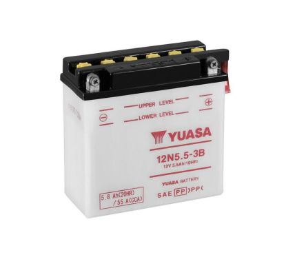 Batterie YUASA conventionnelle sans pack acide - 12N5.5-3B