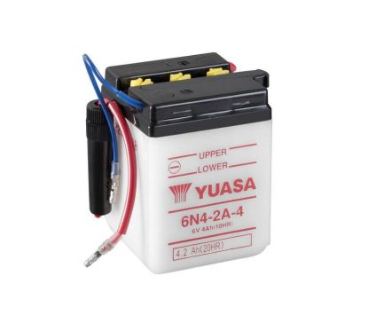 Batterie YUASA conventionnelle sans pack acide - 6N4-2A-4