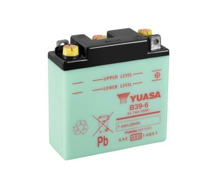 Batterie YUASA conventionnelle sans pack acide - B39-6