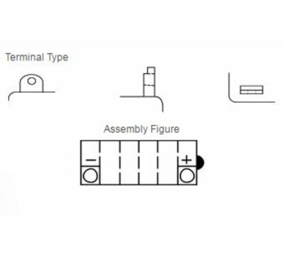 Batterie YUASA conventionnelle sans pack acide - YB10L-BP