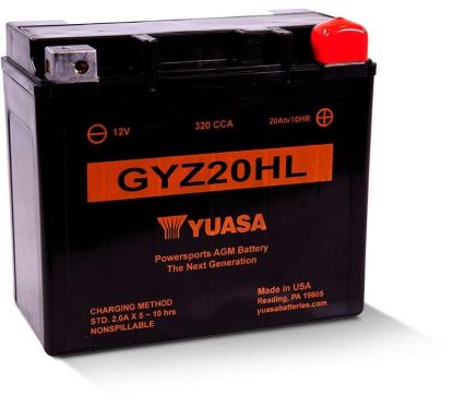 Batterie YUASA sans entretien activé usine - GYZ20HL
