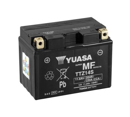 Batterie YUASA sans entretien avec pack acide - TTZ14S