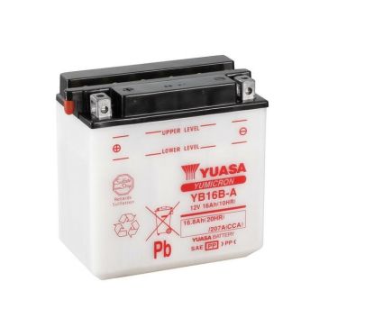 Batterie YUASA conventionnelle sans pack acide - YB16B-A