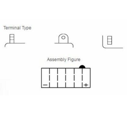 Batterie YUASA conventionnelle sans pack acide - YB7C-A