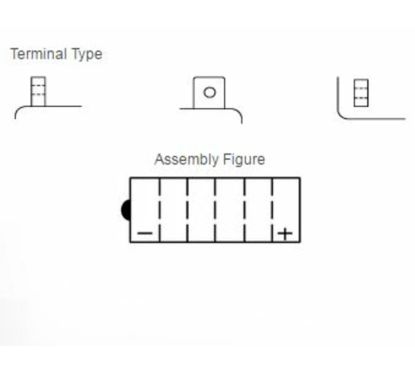Batterie YUASA conventionnelle sans pack acide - 51913