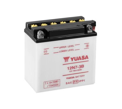 Batterie YUASA conventionnelle sans pack acide - 12N7-3B