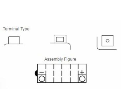 Batterie YUASA conventionnelle sans pack acide - YB10L-A2