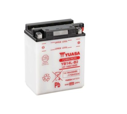 Batterie YUASA conventionnelle sans pack acide - YB14L-B2