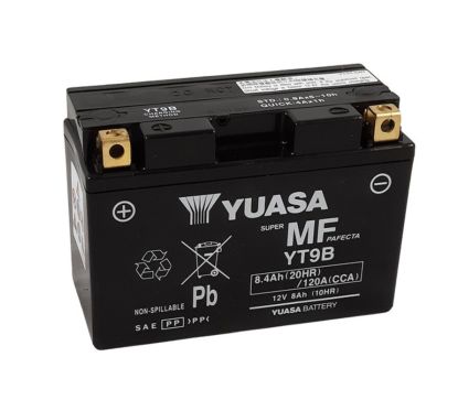 Batterie YUASA W/C sans entretien activée usine - YT9B