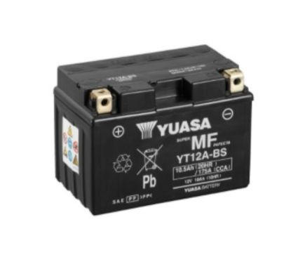 Batterie YUASA W/C sans entretien activée usine - YT12A