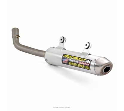 Silencieux PRO CIRCUIT 304 alu brossé/casquette inox KTM/Husqvarna
