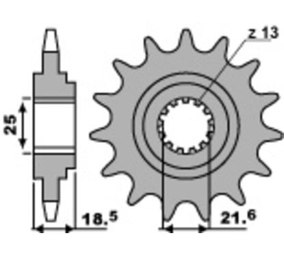 Pignon PBR acier anti-bruit - 520