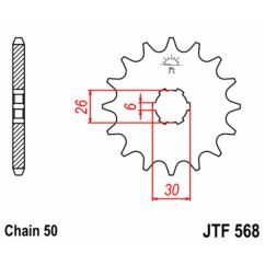 Pignon JT SPROCKETS acier standard - 530