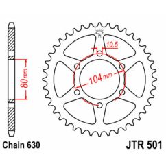 Couronne JT SPROCKETS Acier Standard - 630