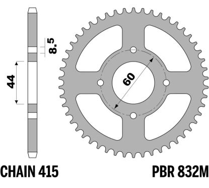 Couronne PBR acier standard - 415