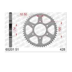 Couronne AFAM acier standard - 428