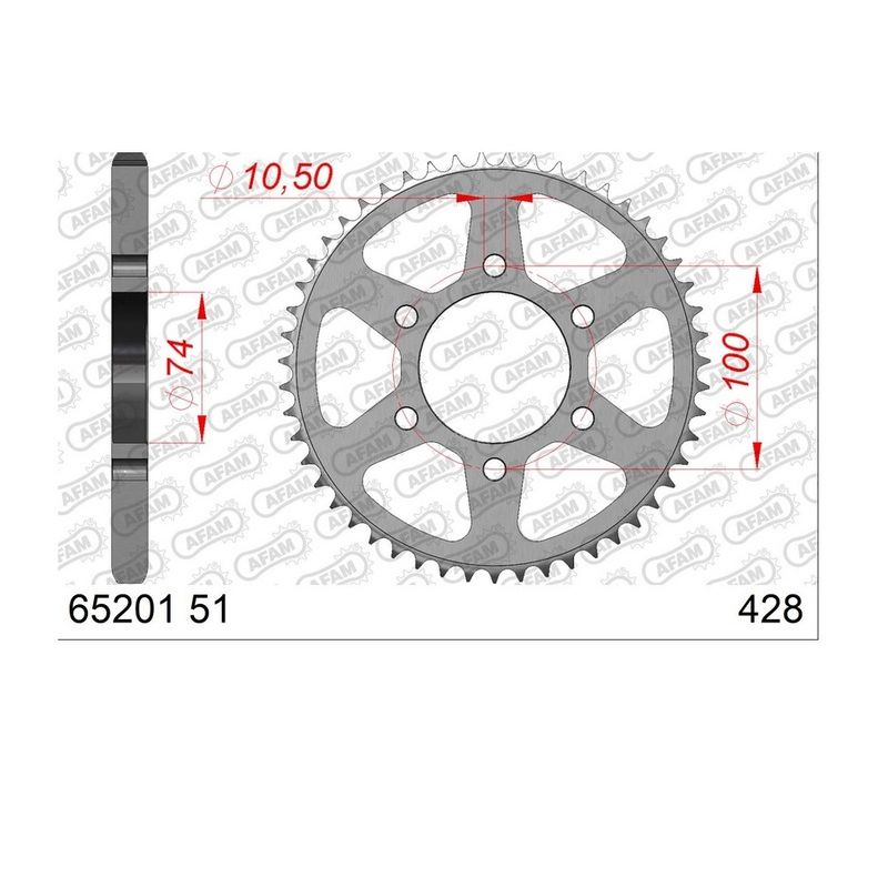Couronne AFAM Acier Standard - 428