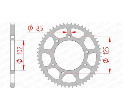 Couronne AFAM acier standard - 420