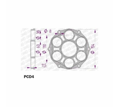 Support de couronne AFAM - Type 51804/51803