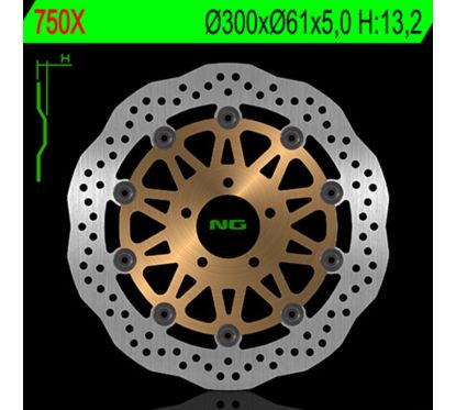 Disque de frein NG BRAKES pétale flottant