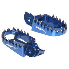 Repose-pieds RFX Pro Series aluminium CNC - bleu