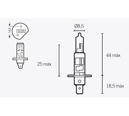 Ampoule V PARTS H1 12V 55W