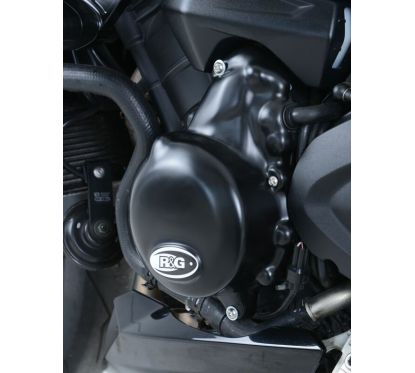 Couvre-carter gauche R&G RACING noir Triumph