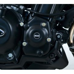 Couvre-carter droit (démarreur) R&G RACING noir Kawasaki Z900